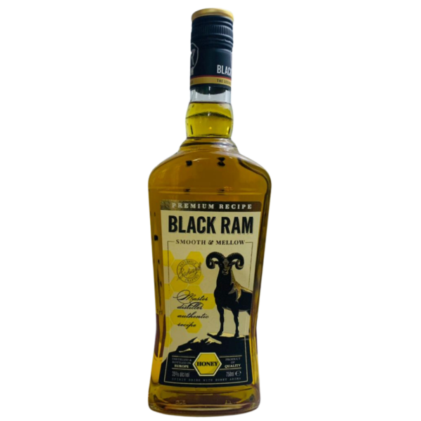 Black Ram Honey Whiskey 75cl x12